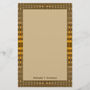 Papelaria dourado amarelo