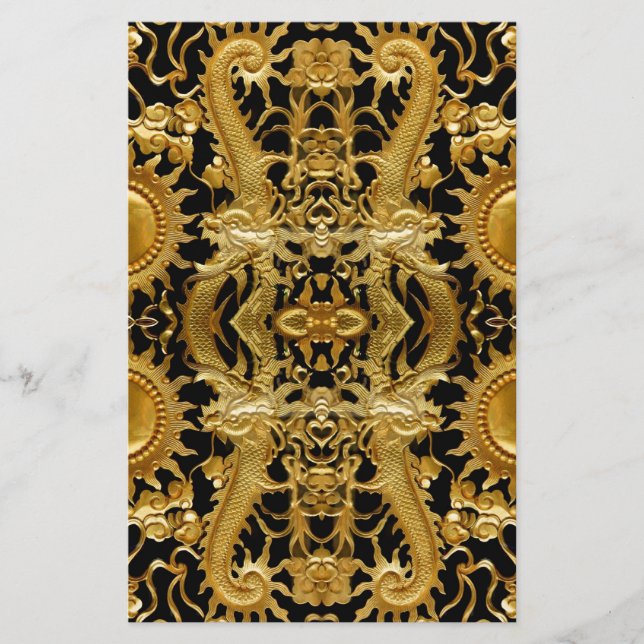 Papelaria dragão ouro (Frente)