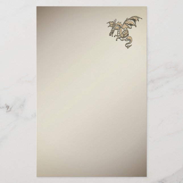 Papelaria Dragão ouro (Frente)