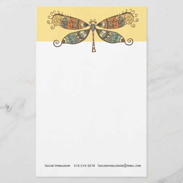 Papelaria Dragonfly (Frente)
