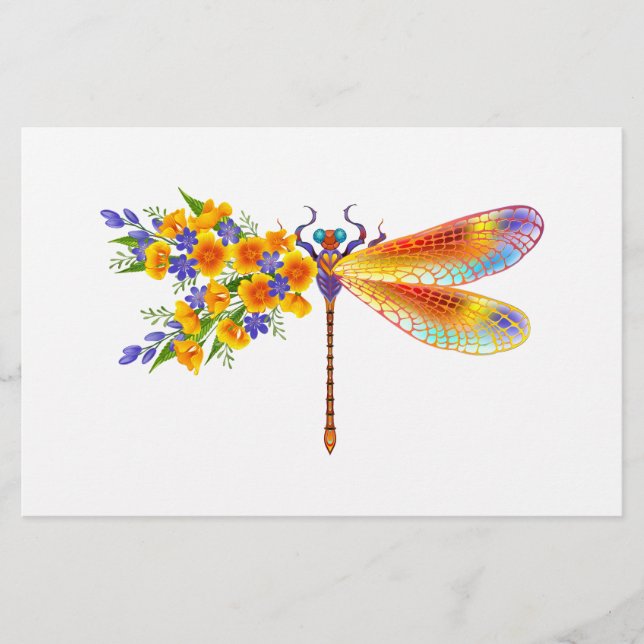 Papelaria Dragonfly Amarelo (Frente)