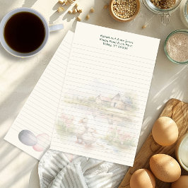Papelaria Duck Pond Country Homestead Lined Writing Paper