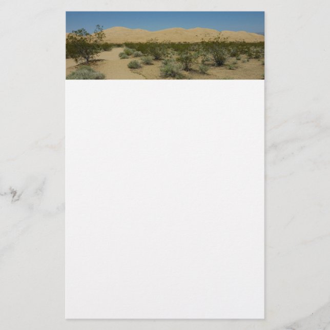 Papelaria Dunas de Kelso no Parque Nacional de Mojave (Frente)