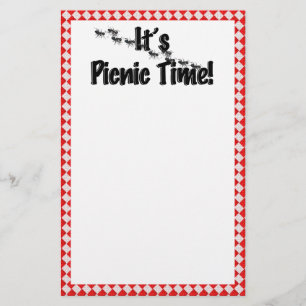 Papelaria É hora do piquenique! Fecho da Mesa com verificaçã