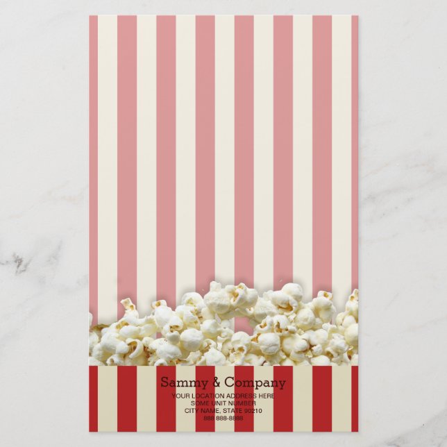 Papelaria É sua fonte personalizada do partido (Frente)