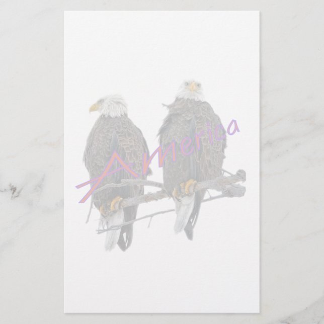 Papelaria Eagles gêmeo América (Frente)