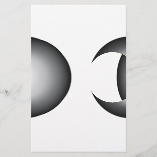 Papelaria eclipse lunar (Frente)