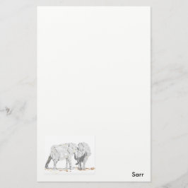 Papelaria Elefantes de Papel de Carta