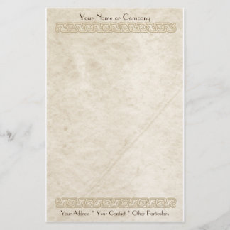 Papelaria Elegância extravagante Tan da beira