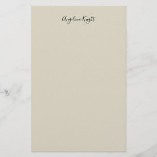 Papelaria Elegante Estilo Chic Escrita Simples à Mão