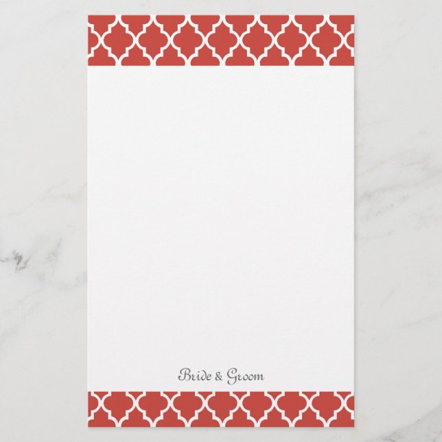Papelaria Elegante, moderno, clássico casamento de trevo de  (Frente)