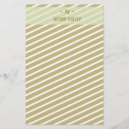 Papelaria Elegante Monograma em Dourado e Cinza I Minimalist