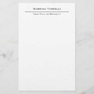 Papelaria Elegante Simples Atraente Minimalista