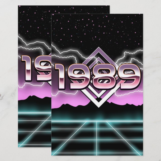 Papelaria Eletrônico 1989 (Frente/Verso)