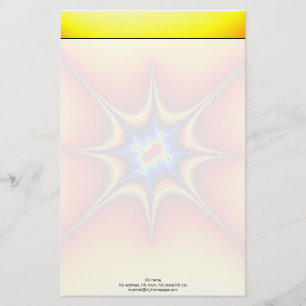 Papelaria Emblema do Fractal - arte do Fractal