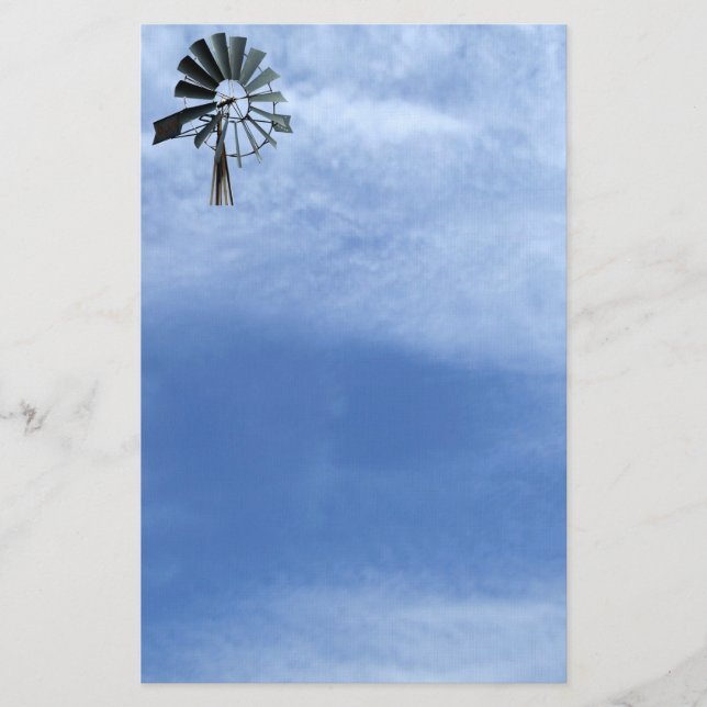 Papelaria Energia do alternativo - Energia do moinho de pino (Frente)