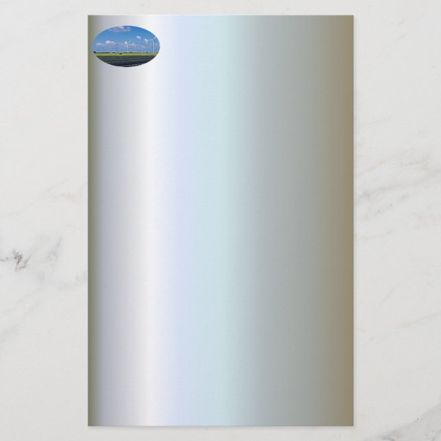 Papelaria Energia do alternativo - Solar e Vento (Frente)