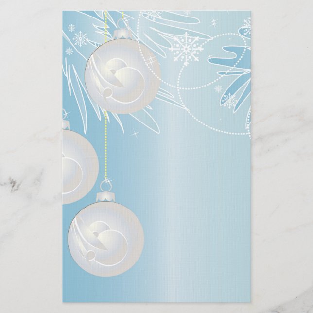 Papelaria Enfeites de natal (Frente)