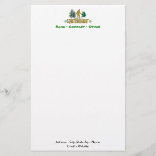 Papelaria Engraçado Sasquatch, Esmagamento, Esmagamento, Cr