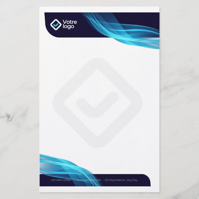 Papelaria Entête de lettre simple (Frente)