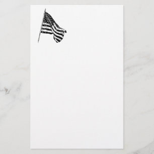 Papelaria Esboço da bandeira americana