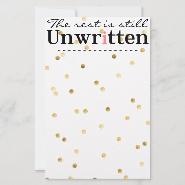 Papelaria Escreva-me no artigo (Frente)