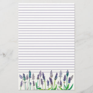 Papelaria Escrita alinhada flores da letra da aguarela da