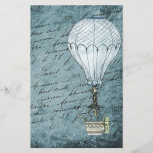 Papelaria Escrita Manusca Azul Balão de Ar Quente