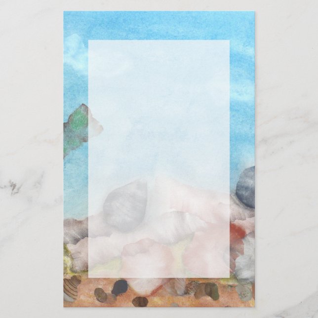 Papelaria Escudos sob o mar (Frente)