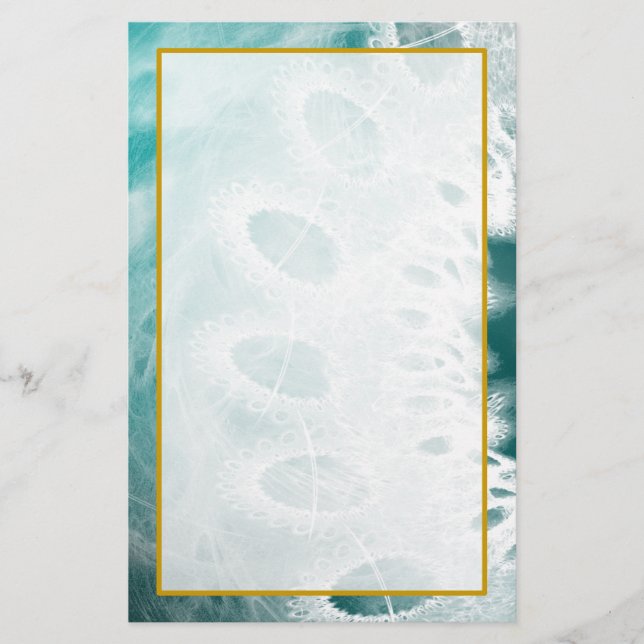 Papelaria Espaço Branco sem Linhas em Papel de Carta (Frente)