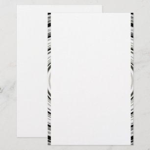 Papelaria Espiral Preto E Branco