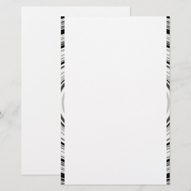 Papelaria Espiral Preto E Branco (Frente/Verso)