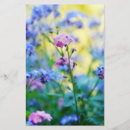 Papelaria Esqueçam-me-não-flores