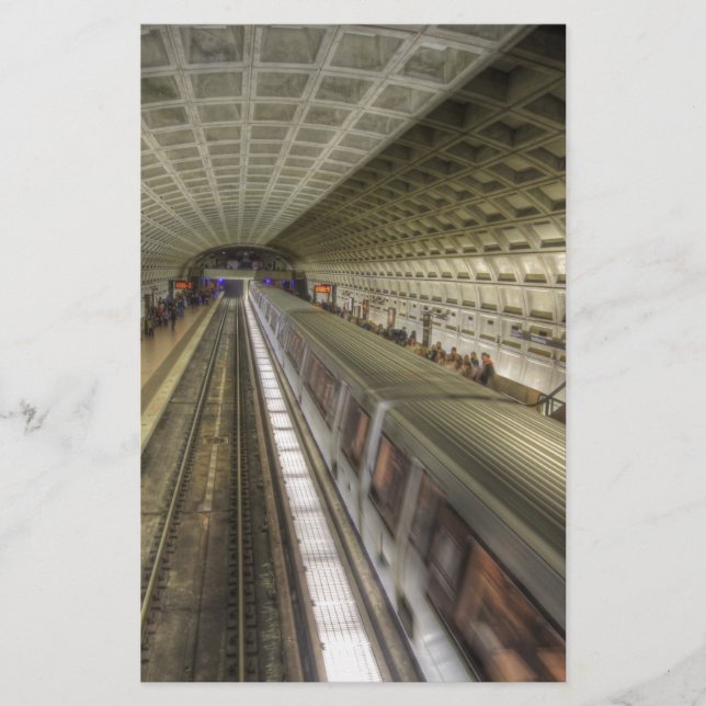 Papelaria Estação de Trem de Washington DC (Frente)