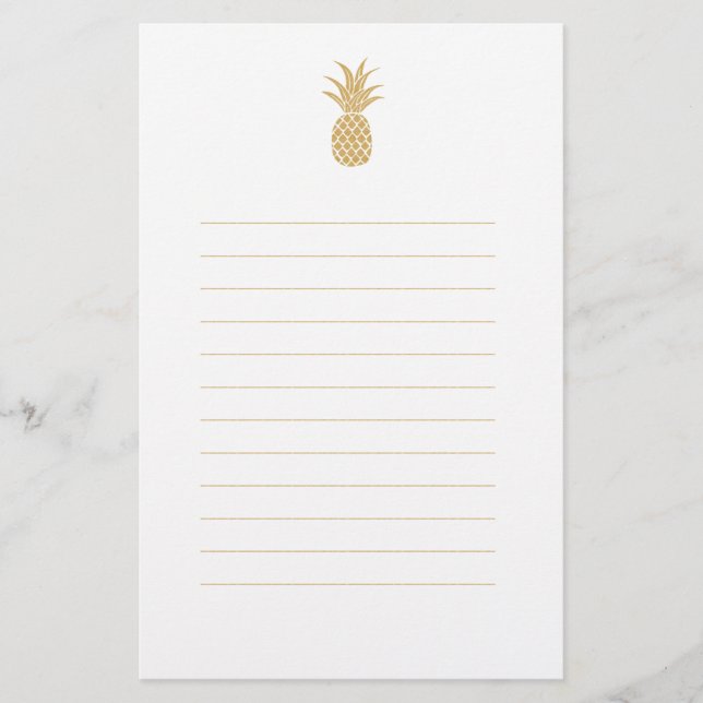 Papelaria Estação Ouro Real Abacaxi (Frente)