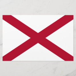 Papelaria Estado da bandeira do Alabama