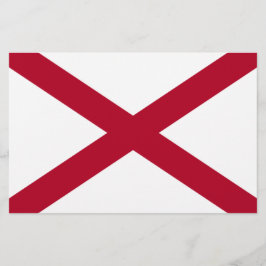 Papelaria Estado da bandeira do Alabama