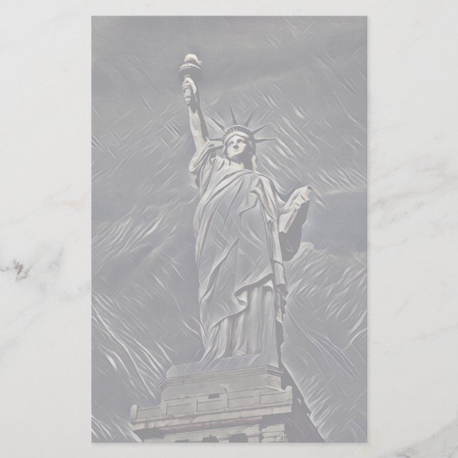 Papelaria Estátua da Liberdade (Frente)
