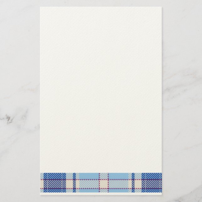 Papelaria Estilo Chake Azul Rústico Simples (Frente)
