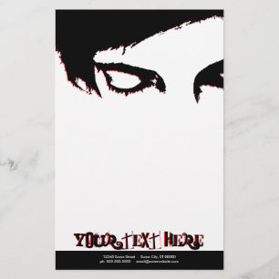 Papelaria estilo emo