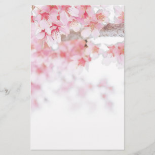 PAPELARIA ESTÍSTICA FLORAL DE CHERRY BLOSSOM