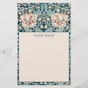 PAPELARIA ESTÍSTICA: WILLIAM MORRIS : HONEYSUCKLE