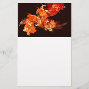 Papelaria Estoque de Abstrato de Arte de Firebird dançante