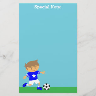 Papelaria Estrela de Futebol Bonito Menino, Tema de Futebol