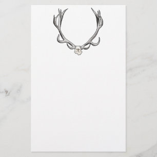 Papelaria Estudo VOL 1 do Antler da taxidermia do falso