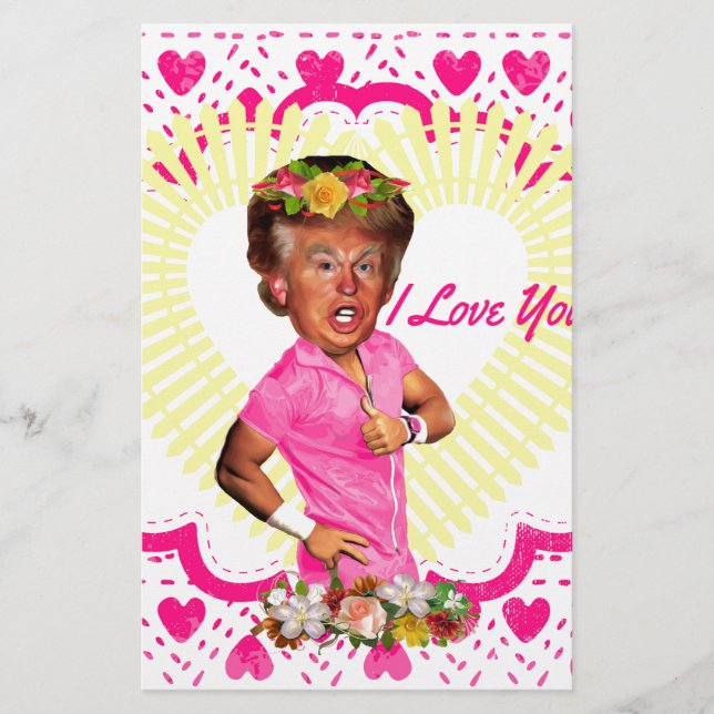 Papelaria eu amo donald Trump (Frente)