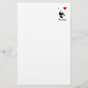 Papelaria Eu amo pandas