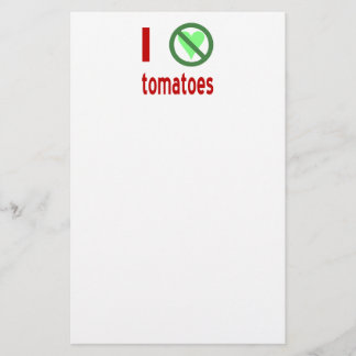 Papelaria Eu Odeio Tomates Sem Amor