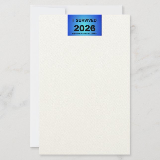 Papelaria Eu Sobrevivi 2026 (Frente)