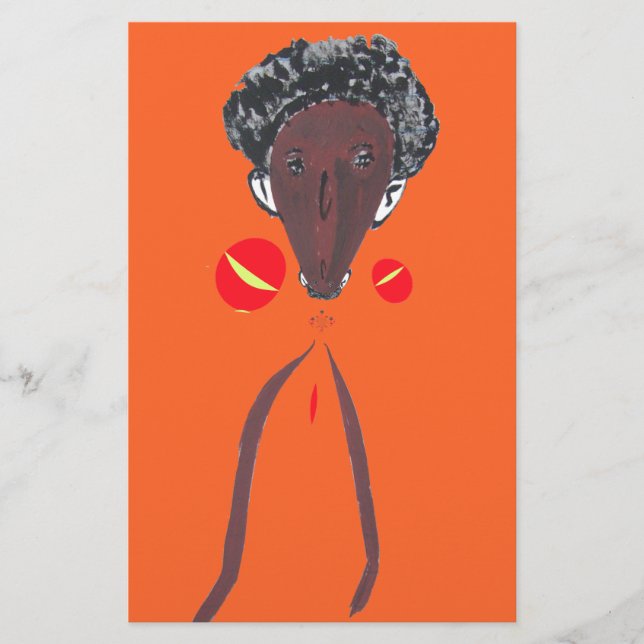 Papelaria Eu te amo Nakupenda Swahili (Frente)